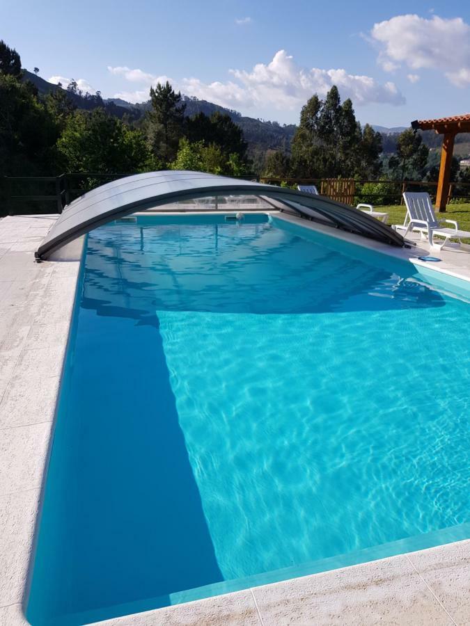 Villa Quinta Da Tormenta -14 Pessoas- Cabeceiras De Basto 2 Casas E Piscina Privada Esterno foto