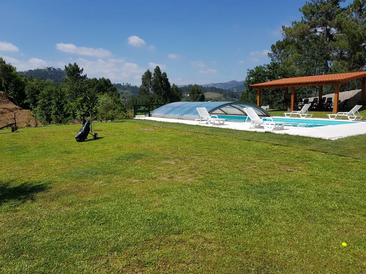 Villa Quinta Da Tormenta -14 Pessoas- Cabeceiras De Basto 2 Casas E Piscina Privada Esterno foto